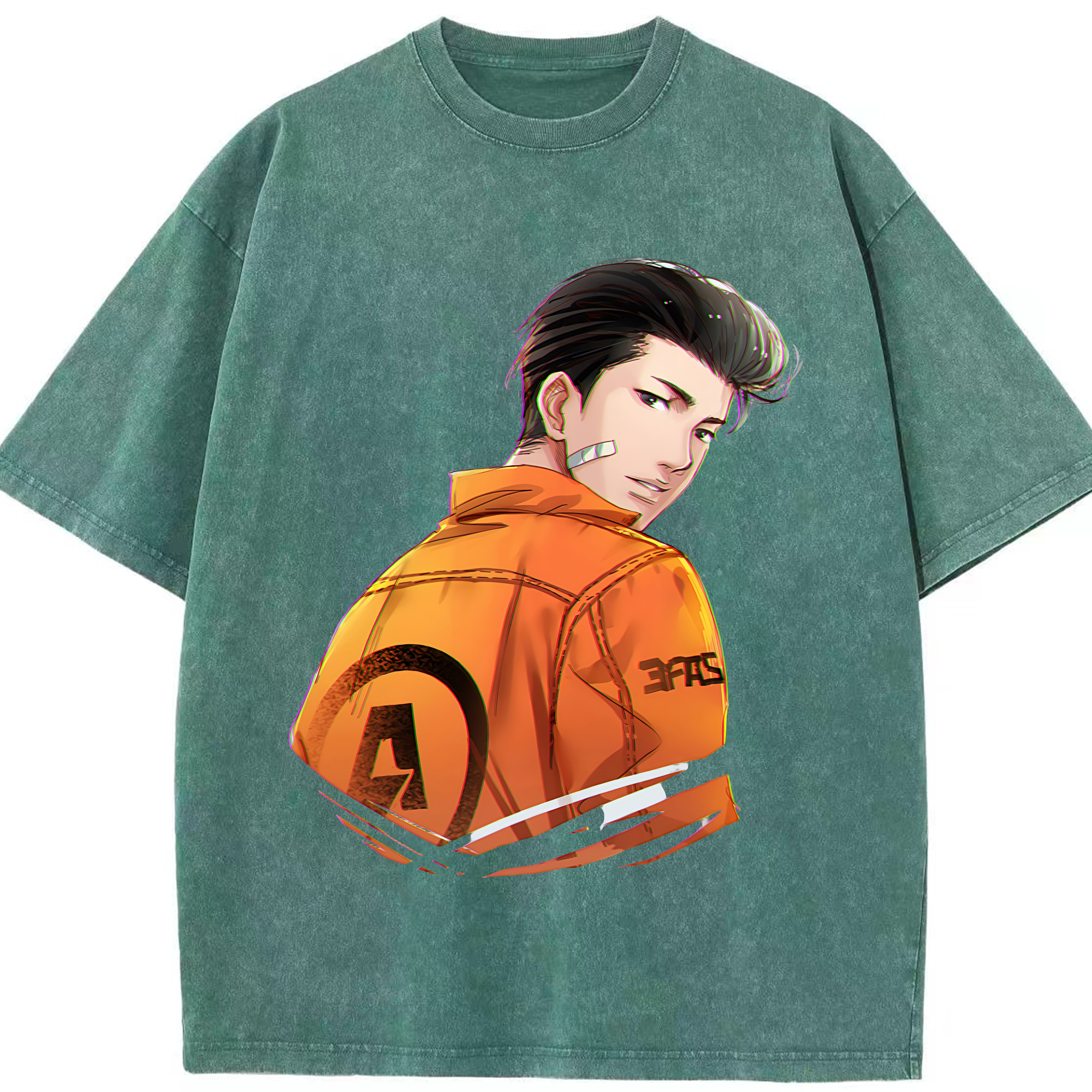 （画像用） SLAM DUNK／スラムダンク 綿100% ヴィンテージ風 半袖Tシャツ（フロントプリント）